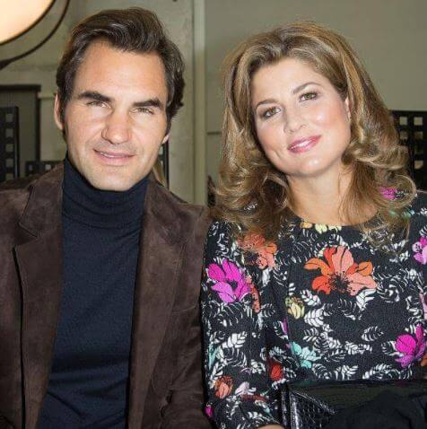 Leo Federer’s parents, Roger Federer and Mirka Federer.
